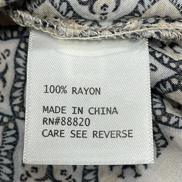 Adrienne Vittadini 3/4 Sleeve Boho Blouse 2X - Picture 11 of 13